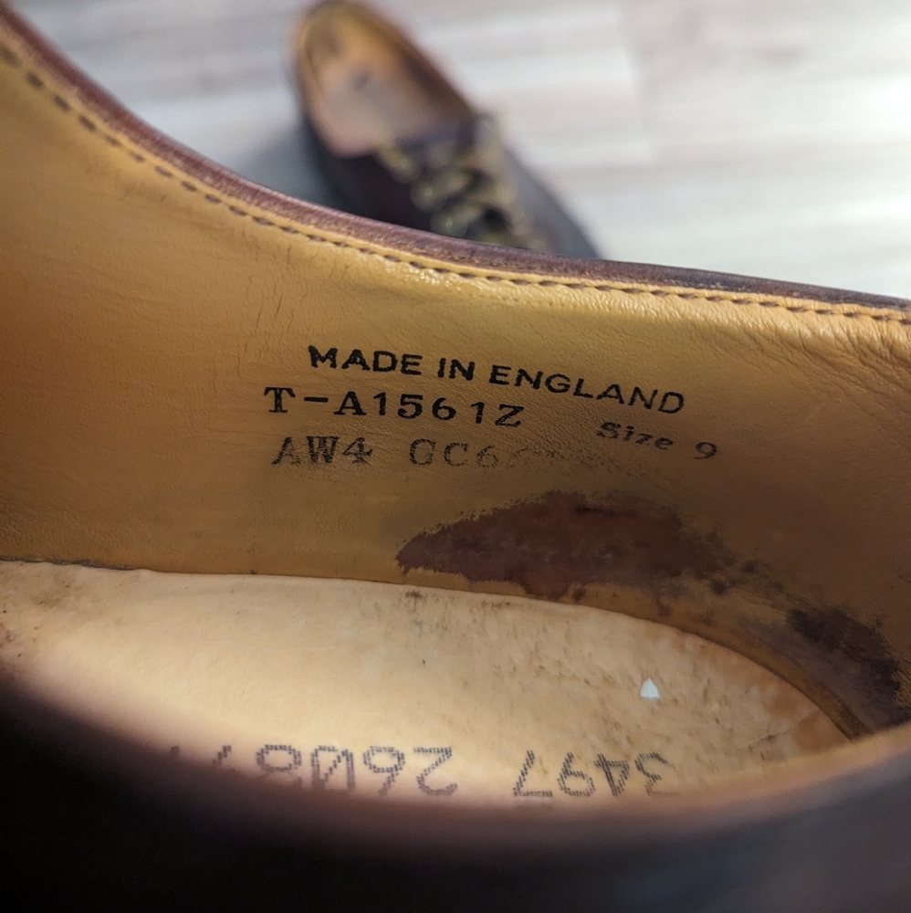 Vintage Dr. Martens low made in England boots 9 - Picture 5 of 6
